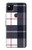 S3452 Plaid Fabric Pattern Hülle Schutzhülle Taschen für Google Pixel 4a