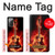 S0415 Fire Guitar Burn Hülle Schutzhülle Taschen für Samsung Galaxy Note 20
