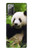 S1073 Panda Enjoy Eating Hülle Schutzhülle Taschen für Samsung Galaxy Note 20