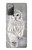 S1566 Snowy Owl White Owl Hülle Schutzhülle Taschen für Samsung Galaxy Note 20