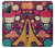 S2353 Paris Cartoon Vintage Pattern Hülle Schutzhülle Taschen für Samsung Galaxy Note 20
