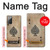S2928 Vintage Spades Ace Card Hülle Schutzhülle Taschen für Samsung Galaxy Note 20