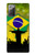 S2981 Brazil Football Soccer Hülle Schutzhülle Taschen für Samsung Galaxy Note 20