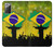 S2981 Brazil Football Soccer Hülle Schutzhülle Taschen für Samsung Galaxy Note 20