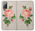 S3079 Vintage Pink Rose Hülle Schutzhülle Taschen für Samsung Galaxy Note 20