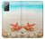 S3212 Sea Shells Starfish Beach Hülle Schutzhülle Taschen für Samsung Galaxy Note 20