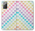 S3499 Colorful Heart Pattern Hülle Schutzhülle Taschen für Samsung Galaxy Note 20