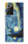 S0213 Van Gogh Starry Nights Hülle Schutzhülle Taschen für Samsung Galaxy Note 20 Ultra, Ultra 5G