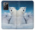 S0285 Polar Bear Family Arctic Hülle Schutzhülle Taschen für Samsung Galaxy Note 20 Ultra, Ultra 5G