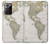 S0604 World Map Hülle Schutzhülle Taschen für Samsung Galaxy Note 20 Ultra, Ultra 5G