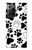 S2904 Dog Paw Prints Hülle Schutzhülle Taschen für Samsung Galaxy Note 20 Ultra, Ultra 5G