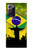 S2981 Brazil Football Soccer Hülle Schutzhülle Taschen für Samsung Galaxy Note 20 Ultra, Ultra 5G