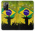 S2981 Brazil Football Soccer Hülle Schutzhülle Taschen für Samsung Galaxy Note 20 Ultra, Ultra 5G