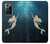 S3250 Mermaid Undersea Hülle Schutzhülle Taschen für Samsung Galaxy Note 20 Ultra, Ultra 5G