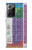 S3383 Periodic Table Hülle Schutzhülle Taschen für Samsung Galaxy Note 20 Ultra, Ultra 5G