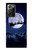 S3508 Xmas Santa Moon Hülle Schutzhülle Taschen für Samsung Galaxy Note 20 Ultra, Ultra 5G
