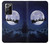S3508 Xmas Santa Moon Hülle Schutzhülle Taschen für Samsung Galaxy Note 20 Ultra, Ultra 5G