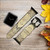 CA0040 Bible Page Leather & Silicone Smart Watch Band Strap For Apple Watch iWatch
