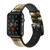 CA0135 Badminton Sport Art Leather & Silicone Smart Watch Band Strap For Apple Watch iWatch