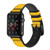 CA0148 Rooster and Cat Joke Leather & Silicone Smart Watch Band Strap For Apple Watch iWatch