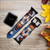 CA0169 Vampire Skull Leather & Silicone Smart Watch Band Strap For Apple Watch iWatch