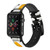 CA0334 Daisy flower Leather & Silicone Smart Watch Band Strap For Apple Watch iWatch
