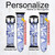 CA0435 Willow Pattern Graphic Smart Watch Armband aus Leder und Silikon für Apple Watch iWatch