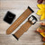 CA0448 Egyptian Hierogylphics Papyrus of Ani Leather & Silicone Smart Watch Band Strap For Apple Watch iWatch
