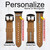 CA0448 Egyptian Hierogylphics Papyrus of Ani Smart Watch Armband aus Leder und Silikon für Apple Watch iWatch