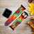 CA0530 Colorful Tie Dye Texture Leather & Silicone Smart Watch Band Strap For Apple Watch iWatch CA0530 Colorful Tie Dye Texture Leather & Silicone Smart Watch Band Strap For Apple Watch iWatch