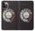 S0059 Retro Rotary Phone Dial On Hülle Schutzhülle Taschen für iPhone 12, iPhone 12 Pro