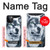 S0123 Grim White Wolf Hülle Schutzhülle Taschen für iPhone 12, iPhone 12 Pro