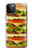 S0790 Hamburger Hülle Schutzhülle Taschen für iPhone 12, iPhone 12 Pro