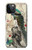 S2086 Peacock Painting Hülle Schutzhülle Taschen für iPhone 12, iPhone 12 Pro