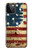 S2349 Old American Flag Hülle Schutzhülle Taschen für iPhone 12, iPhone 12 Pro