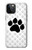 S2355 Paw Foot Print Hülle Schutzhülle Taschen für iPhone 12, iPhone 12 Pro