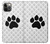 S2355 Paw Foot Print Hülle Schutzhülle Taschen für iPhone 12, iPhone 12 Pro