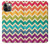 S2362 Rainbow Colorful Shavron Zig Zag Pattern Hülle Schutzhülle Taschen für iPhone 12, iPhone 12 Pro