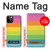 S2363 Rainbow Pattern Hülle Schutzhülle Taschen für iPhone 12, iPhone 12 Pro