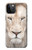S2399 White Lion Face Hülle Schutzhülle Taschen für iPhone 12, iPhone 12 Pro