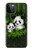 S2441 Panda Family Bamboo Forest Hülle Schutzhülle Taschen für iPhone 12, iPhone 12 Pro