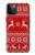 S2835 Christmas Reindeer Knitted Pattern Hülle Schutzhülle Taschen für iPhone 12, iPhone 12 Pro