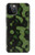 S2877 Green Snake Skin Graphic Printed Hülle Schutzhülle Taschen für iPhone 12, iPhone 12 Pro