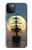 S2897 Pirate Ship Moon Night Hülle Schutzhülle Taschen für iPhone 12, iPhone 12 Pro