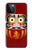 S3023 Japan Good Luck Daruma Doll Hülle Schutzhülle Taschen für iPhone 12, iPhone 12 Pro