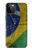 S3297 Brazil Flag Vintage Football Graphic Hülle Schutzhülle Taschen für iPhone 12, iPhone 12 Pro