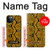 S3365 Yellow Python Skin Graphic Print Hülle Schutzhülle Taschen für iPhone 12, iPhone 12 Pro