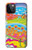 S3407 Hippie Art Hülle Schutzhülle Taschen für iPhone 12, iPhone 12 Pro