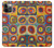 S3409 Squares Concentric Circles Hülle Schutzhülle Taschen für iPhone 12, iPhone 12 Pro