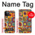 S3409 Squares Concentric Circles Hülle Schutzhülle Taschen für iPhone 12, iPhone 12 Pro